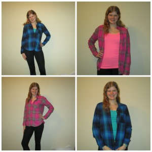 plaid collage