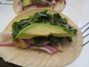 chicken avocado cilantro tacos