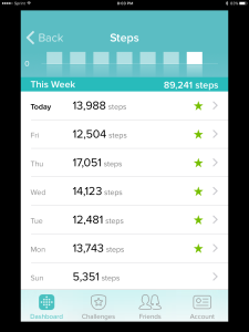 fitbit steps