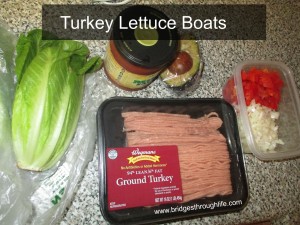 turkey lettuce boats pin