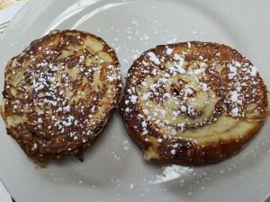 cinnamon roll french toast