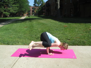 yoga side crow