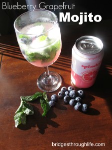 blueberry grapefruit mojito