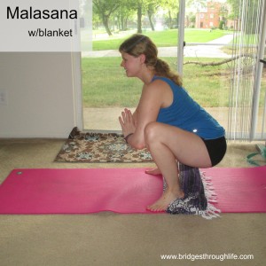 malasana w blanket