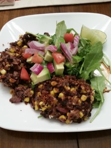 hello fresh black bean burgers