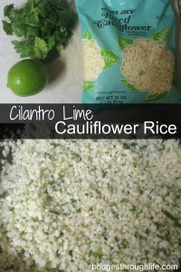 cilantro lime cauliflower rice