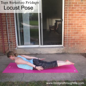 yoga workshop Fridays locust pose