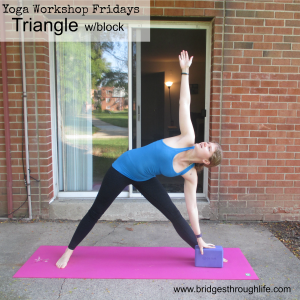 triangle pose