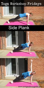yoga workshop fridays side plank