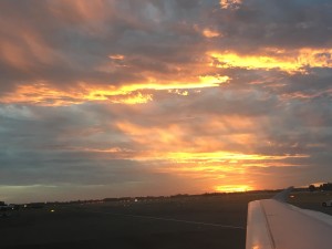 sunset Christchurch New Zealand