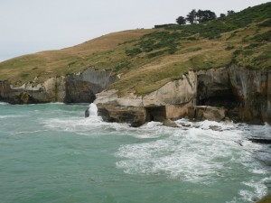 tunnel beach south island new zealand