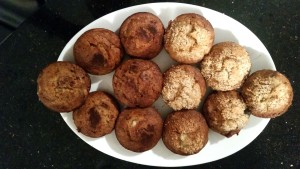 banana bread muffins