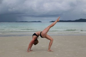 whitsundays wheel pose