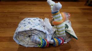 motorcycle diaper cake