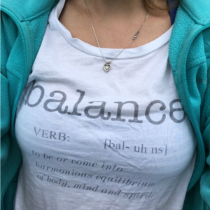 balance t shirt