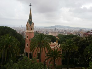 barcelona spain park guell