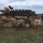 warrior dash 5k wheel pose