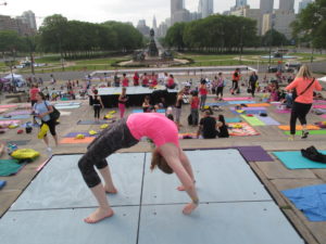 Yoga on the Steps May 2015