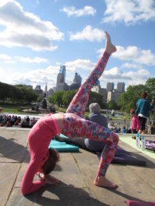 Yoga on the Steps May 2016