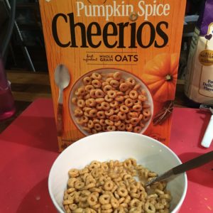 pumpkin spice cheerios