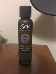 saje massage oil