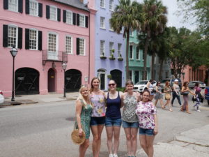 Rainbow Row with the Girls