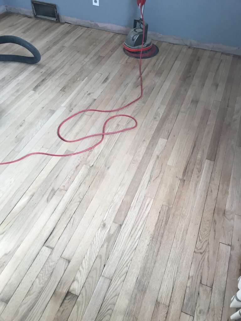 sanding floors