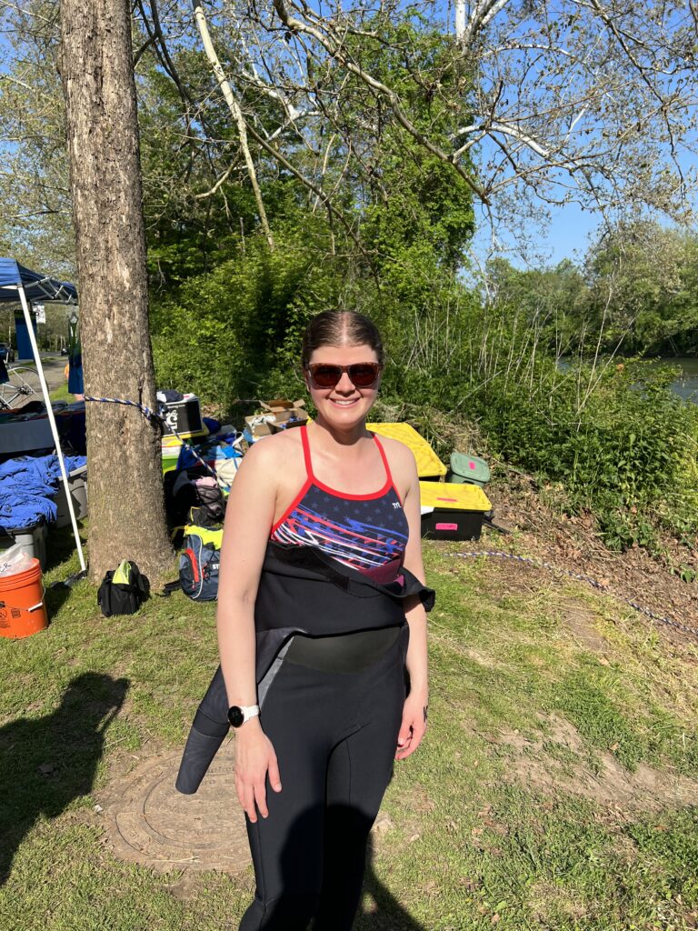 first open water swim