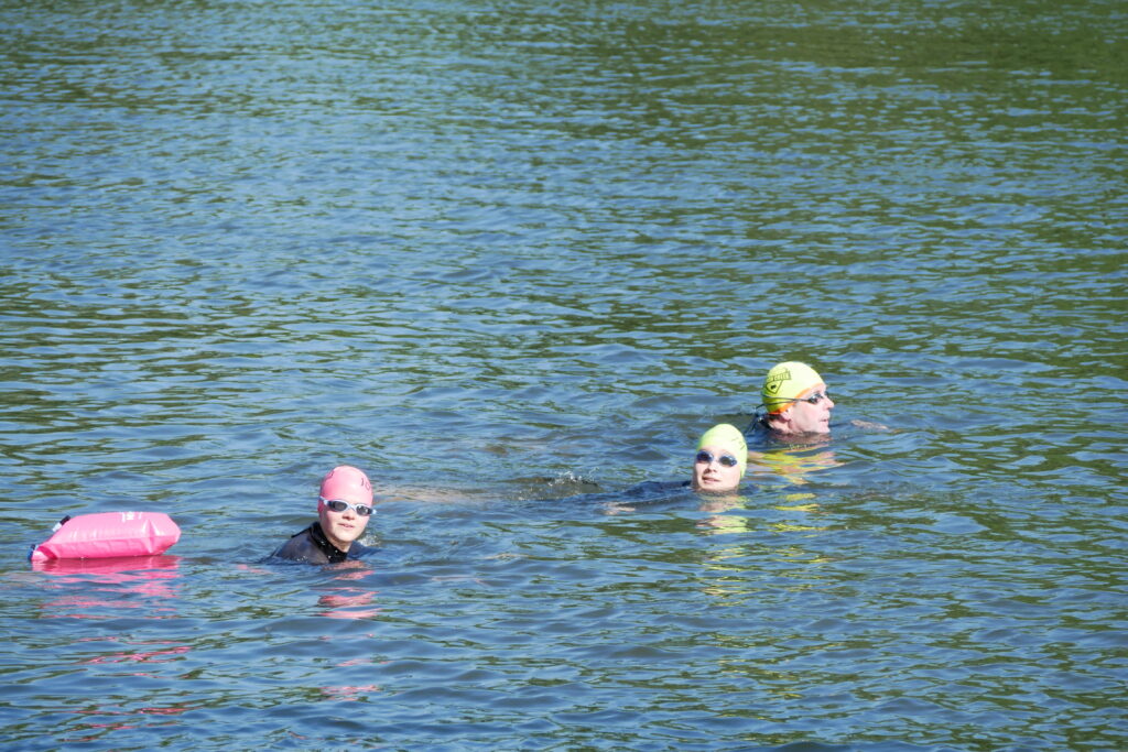 first open water swim