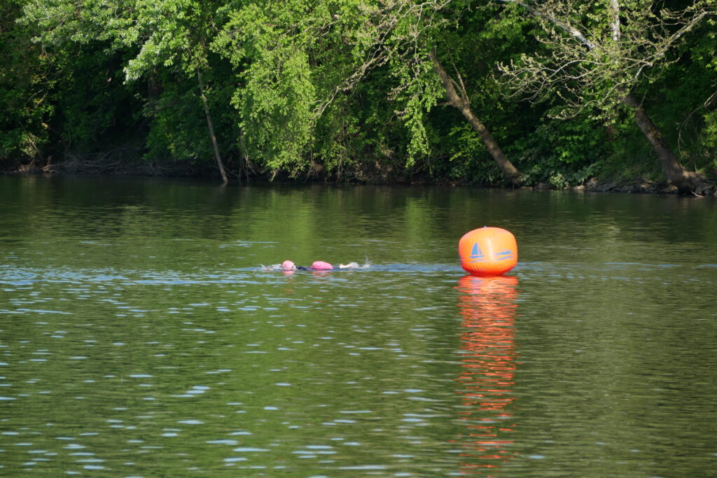 first open water swim