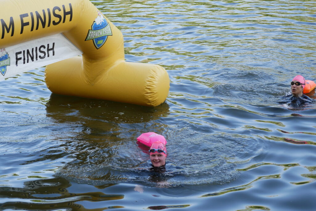 finish open water swim